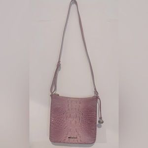 Brahmin pink Katie Crossbody handbag (non-Melbourne croc)